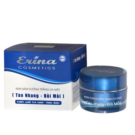 Kem nám dưỡng trắng da mặt - tàn nhang - đồi mồi erina 10g