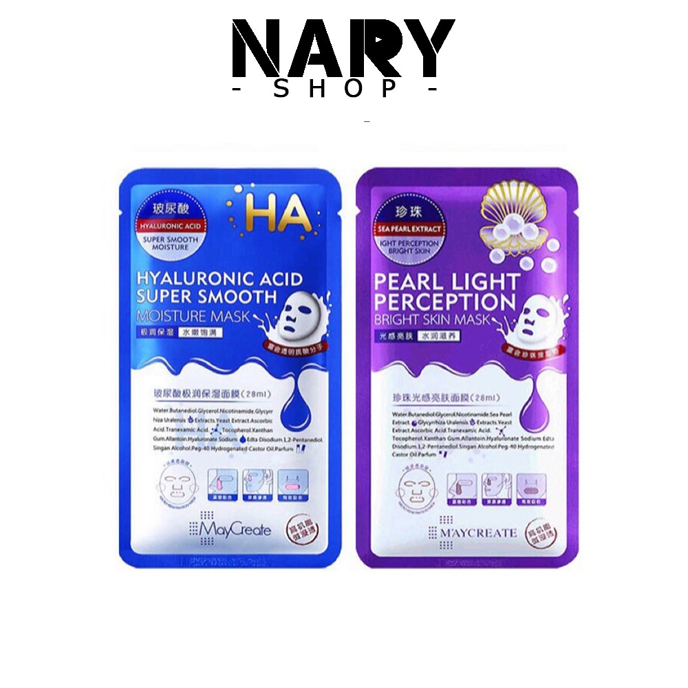 [Mã ICBBACK1219 hoàn 20K xu đơn 0Đ] Mặt nạ HA MayCreate dưỡng ẩm