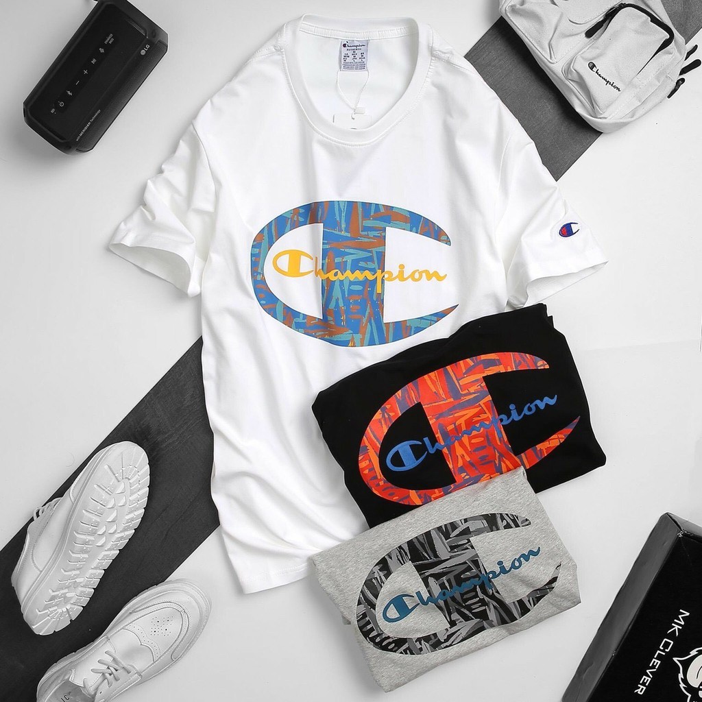 Áo thun nam cổ tròn CHPION M2 cao cấp KENSTORE89 ATP079 | BigBuy360 - bigbuy360.vn