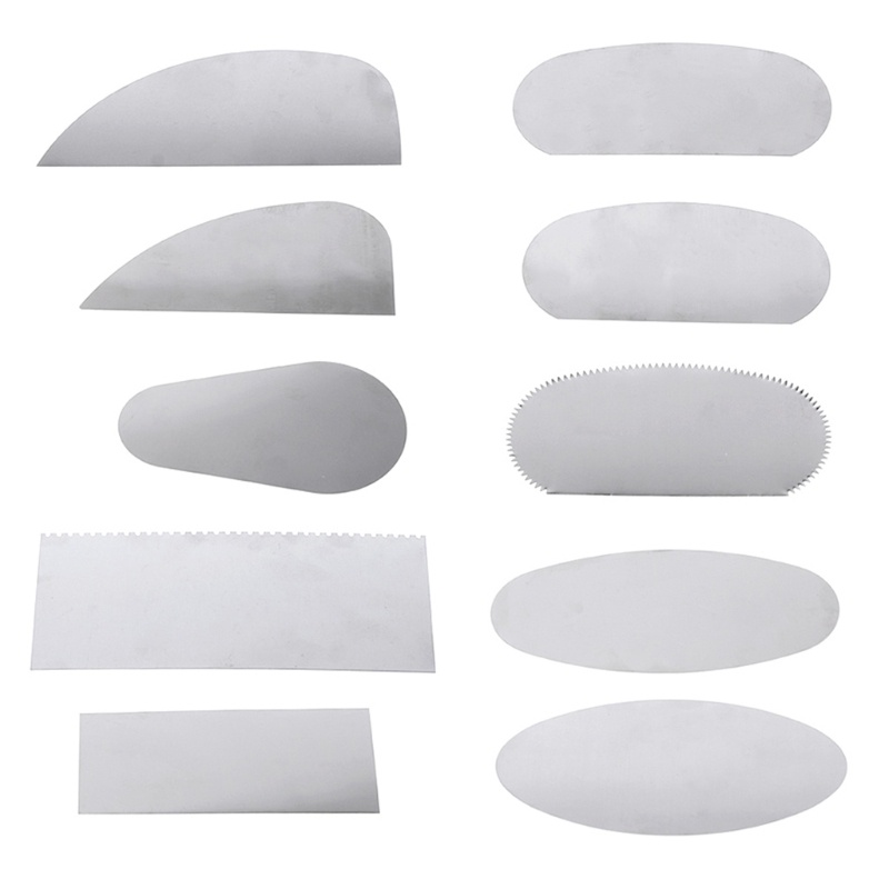 Bộ 10 Dụng Cụ Cắt Gốm Sứ Bằng Thép Không Gỉ