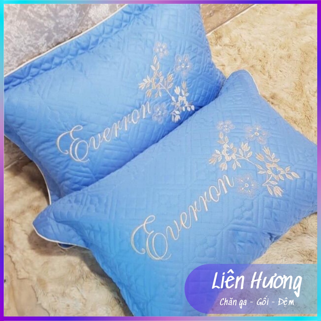 2 Vỏ gối nằm chất liệu cotton poly thoáng mát