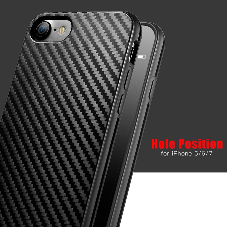 Ốp Điện Thoại silicone Mềm Chống Sốc Kết Cấu Sợi carbon Cho iphone se 2022 se2 se3 5s 6 6s 7 8 plus xr x xs max