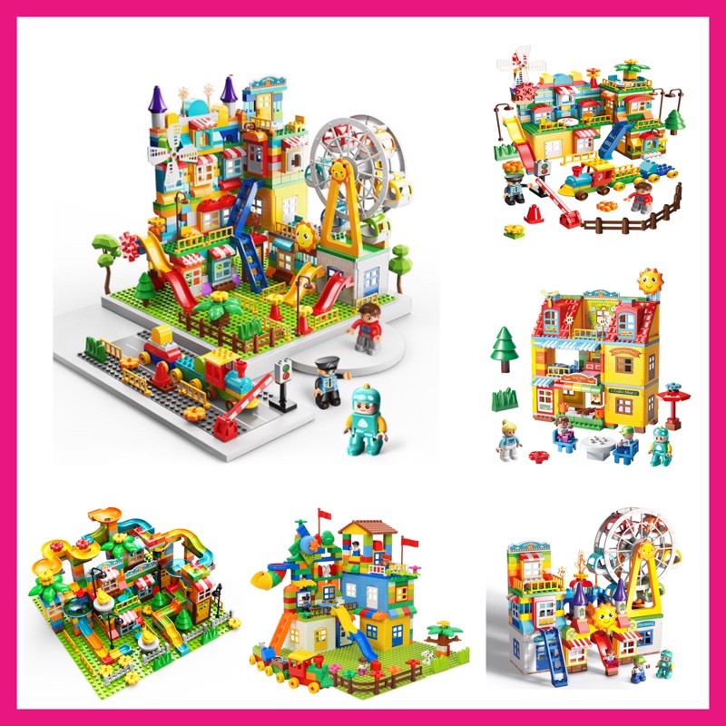 Đồ chơi lego xếp hình cho bé 3 4 5 6 7 tuổi tương thích lego duplo