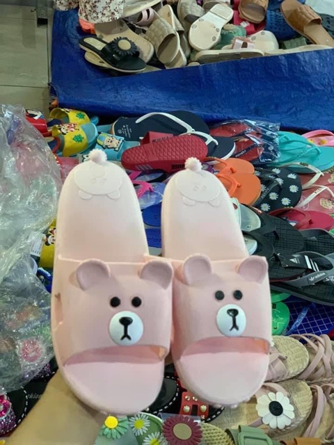 Dép gấu siêu cute khách đặt tăng 1 size nhé