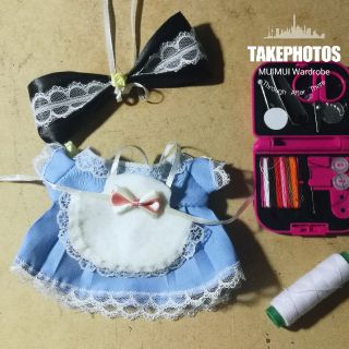 Set đồ cosplay Alice cho doll 20cm