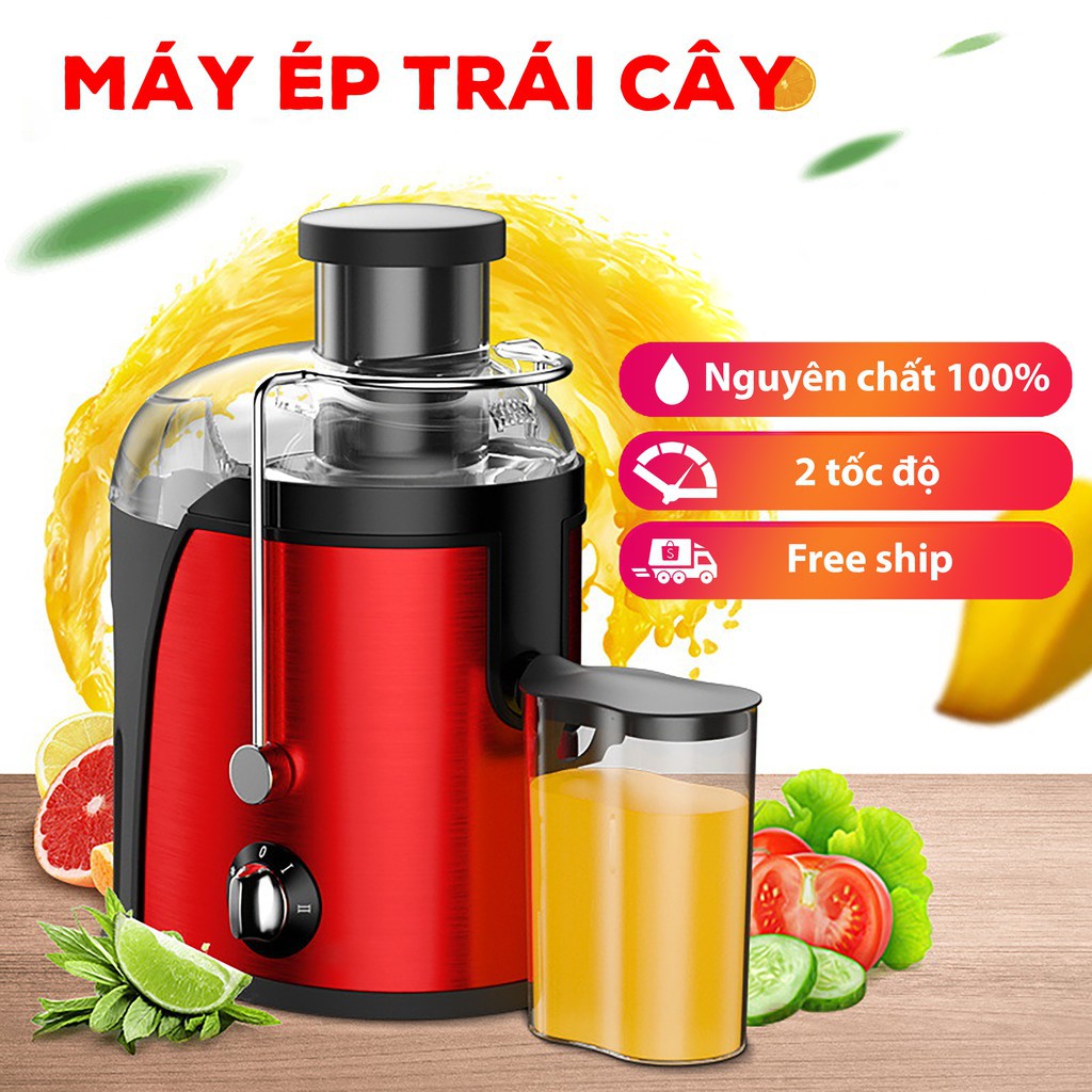 Máy Ép Hoa Quả JUICER - Máy Ép Trái Cây Đa Năng - 2 tốc độ: ép chậm trái cây, ép nhanh hoa quả CHÍNH HÃNG