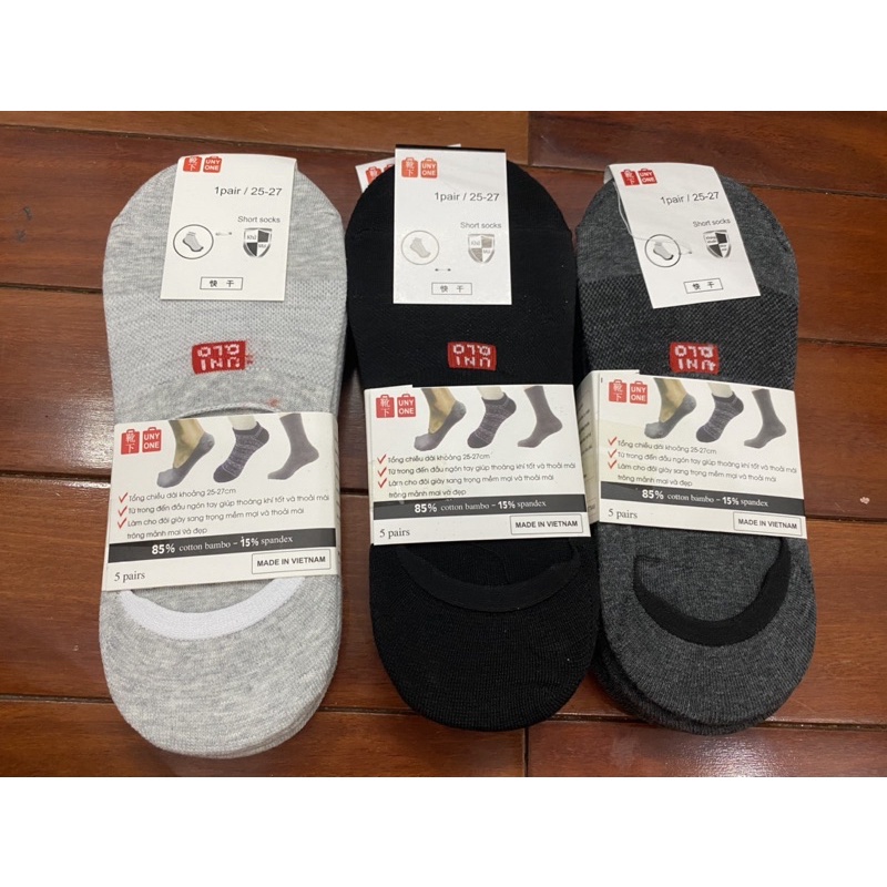 *freeship xtra*Tất lười nam uni cao cấp