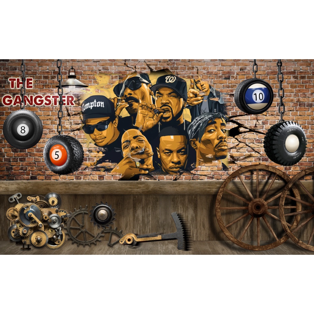 Mẫu tranh dán hot nhất thị trường cho phòng bi-a