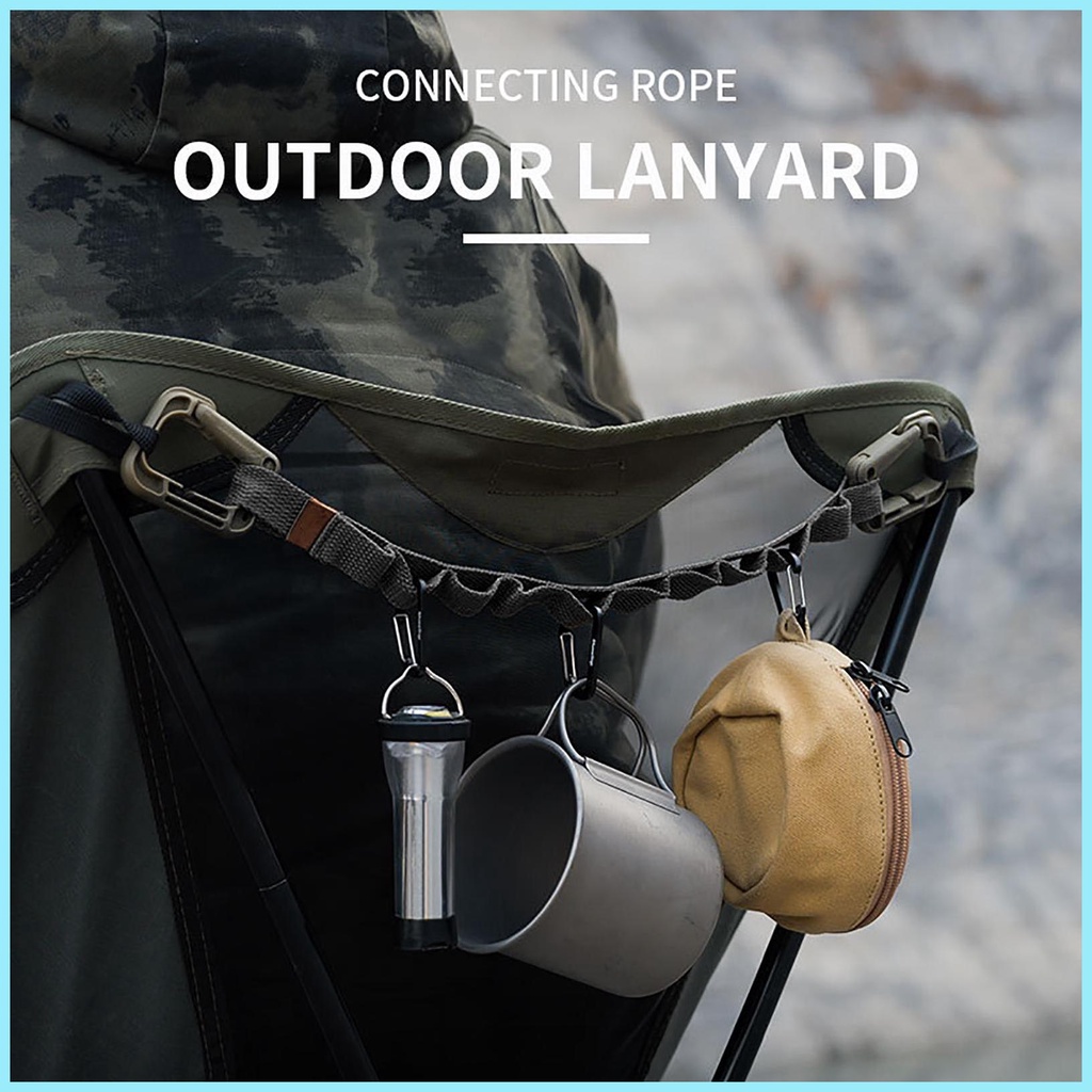 Dây Treo Phơi Quần Áo Tiện Dụng Khi Đi Cắm Trại