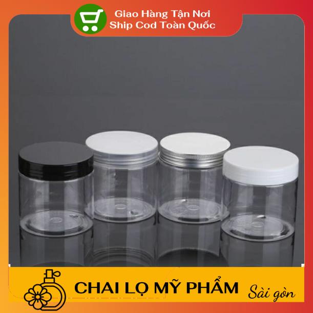 Hủ Đựng Kem ❤ SIÊU RẺ ❤ Hũ nhựa pet trong 50g đựng mỹ phẩm, thực phẩm, đồ khô, ngũ cốc