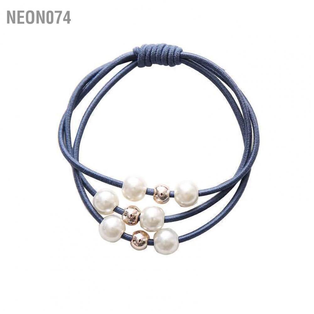 Dây buộc tóc co giãn đính ngọc trai giả thời trang cho nữ