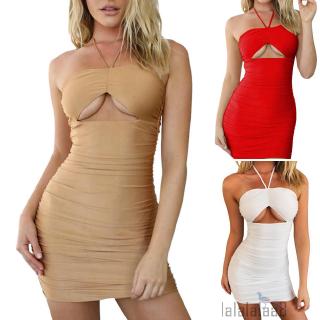 Đầm Ôm Body Không Tay Hở Lưng Quyến Rũ