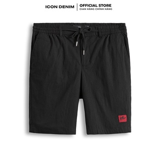 Quần Short Nam ICON DENIM Chất Linen Lưng Thun Red Tag QS031018