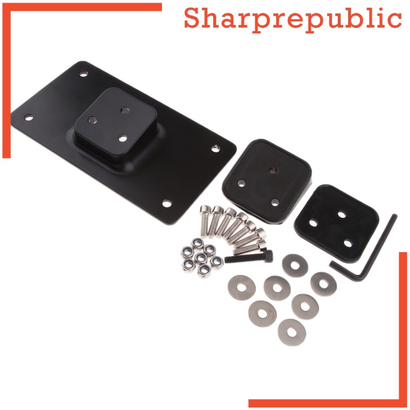 [SHARPREPUBLIC] Black License Plate Number Mount Frame Bracket Laydown for Harley Sportster | BigBuy360 - bigbuy360.vn