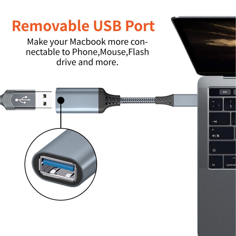 Cáp ChuyểN ĐổI Dữ LiệU Otg LoạI C USB 3.0, USB C 2.0
