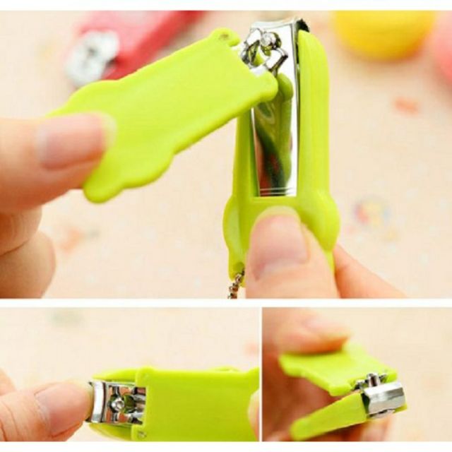 《 HCM 》Bấm Móng Tay Mini Hình Thú Nhỏ Gọn, Dụng Cụ Làm Móng Cắt Móng Tay Cho Bé, Có Móc Khóa Treo