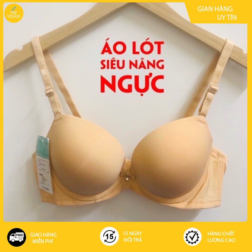 Áo Lót Nâng Ngực Đệm Dày Trơn Mặc Áo Dài ALG88