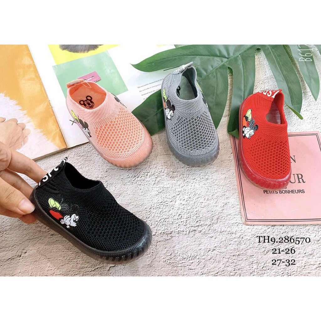 GIẦY THỂ THAO CHUN CHO BÉ TRAI- BÉ GÁI- TOYS89