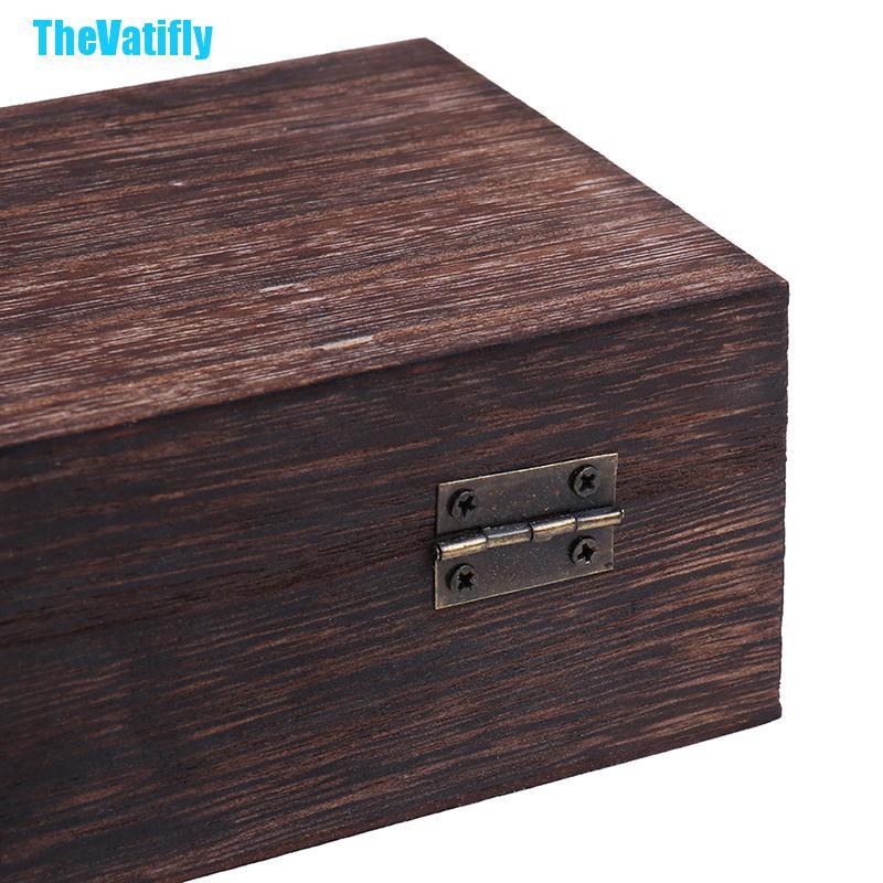 Hộp Gỗ Để Bàn Phong Cách Retro