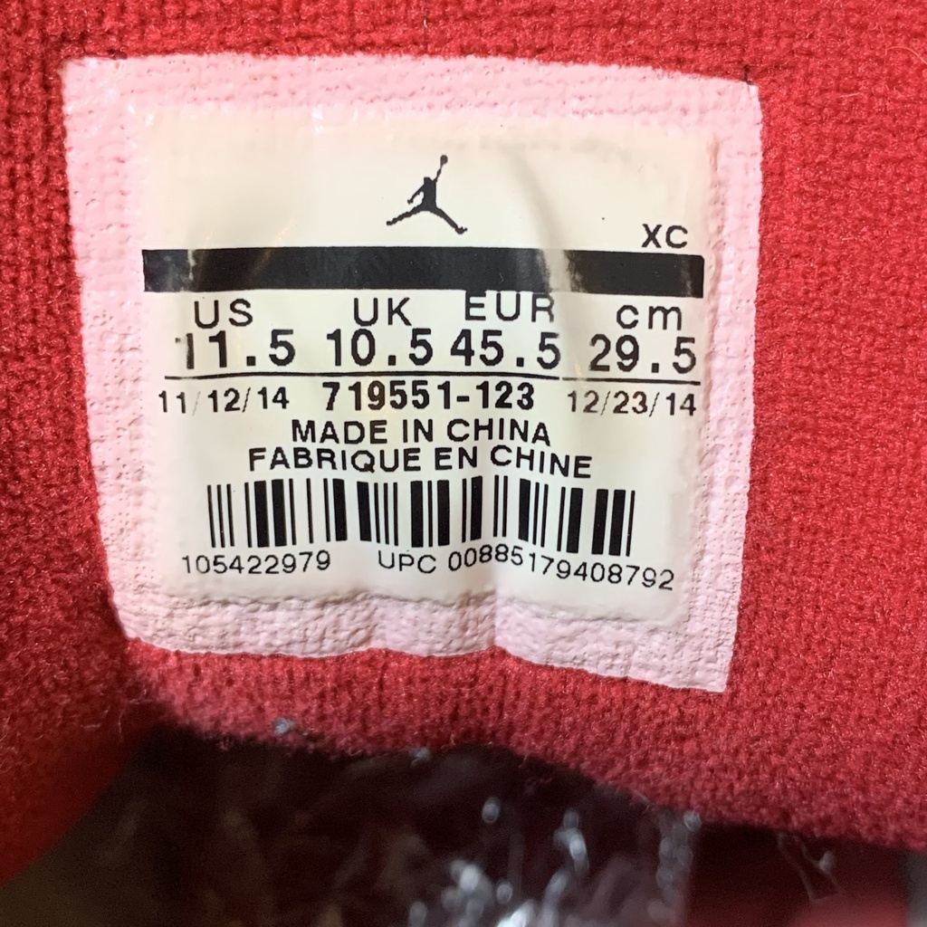 Giày Cũ Jordan 1 Retro Hare  Size 45.5 2hand chính hãng cam kết real trọn đời - Giày Cũ Sài Gòn