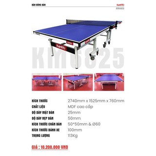 BÀN BÓNG BÀN KAMITO KM6825
