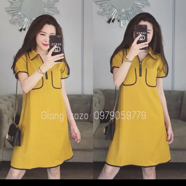 Đầm phom suông bigsize y hình (65-85 ký)