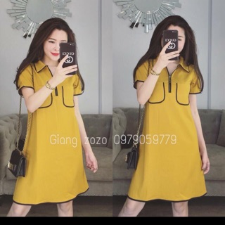 Đầm phom suông bigsize y hình
