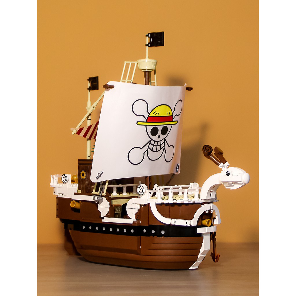 Lắp ghép Mô hình One Piece  Merry Pirate Ship Boa Hancock Pirate Ship Thuyền Đảo Hải Tặc Thousand Sunny Pirate Ship