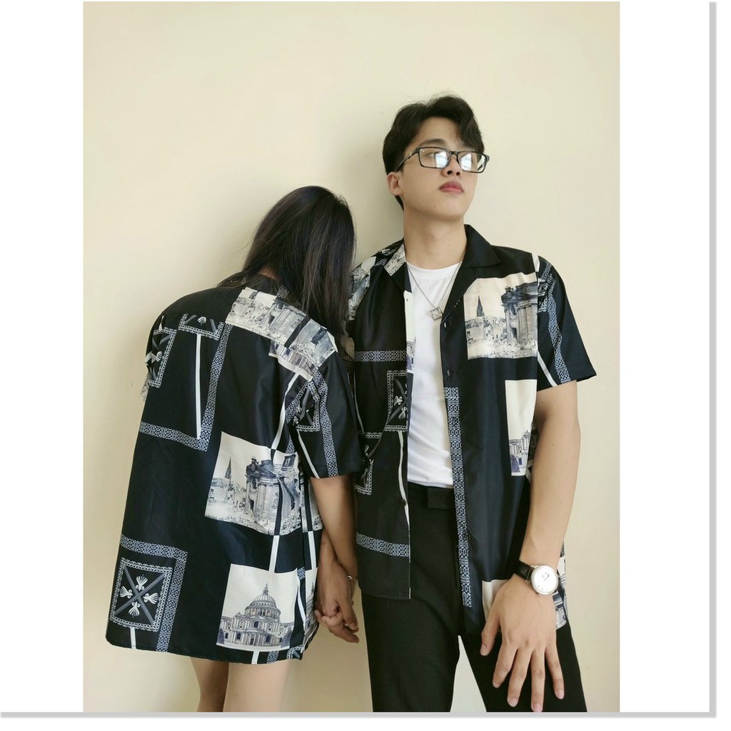 ÁO SƠ MI NAM NỮ,THIẾT KẾ HỌA TIẾT SIÊU NGẦU,ĐẶC BIỆT LÀ CHẤT LIỆU VÃI THOÁNG MÁT  THỜI TRANG KME.STORE