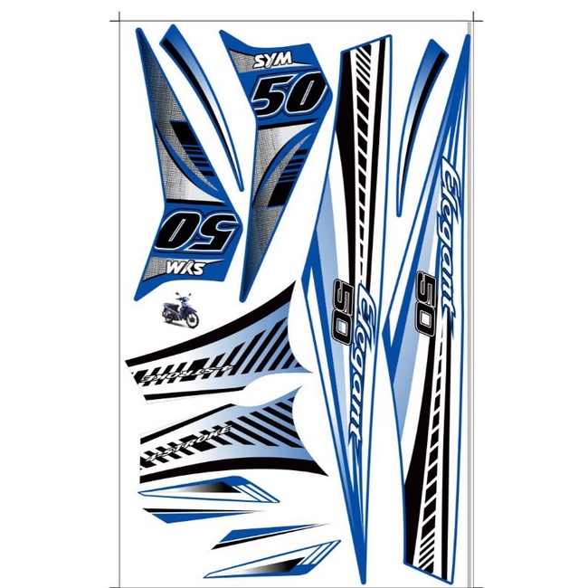 Tem rời dán xe elegant 2019