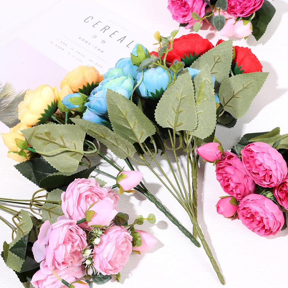 KUNHEV Hoa Mẫu Đơn Giả Trang Trí Tiệc Cưới