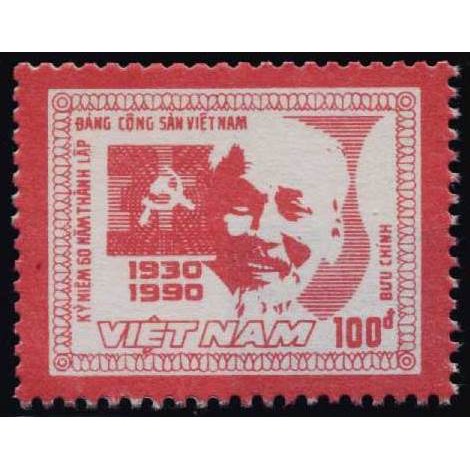 Tem sưu tập MS 623 Tem Việt Nam Kỷ niệm 60 năm ngày thành lập Đảng Cộng sản Việt Nam 1930 - 1990