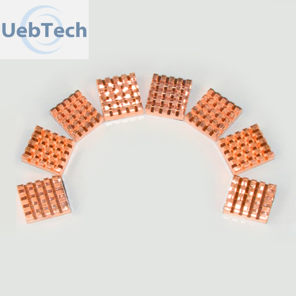 Set 8 chip tản nhiệt IC bằng đồng A8 cho PC