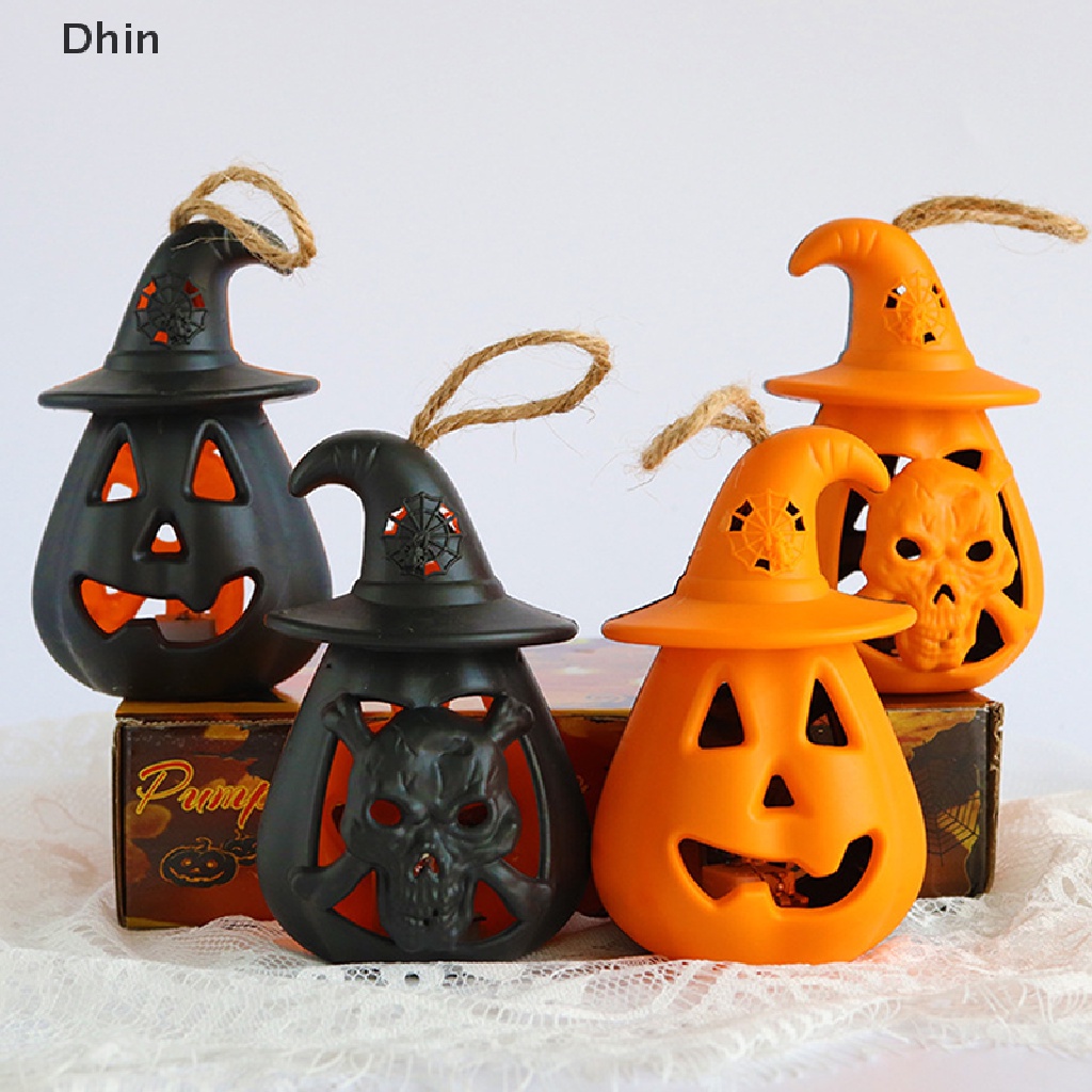 Đèn Led Hình Bí Ngô Mini Dễ Thương Trang Trí Tiệc Halloween