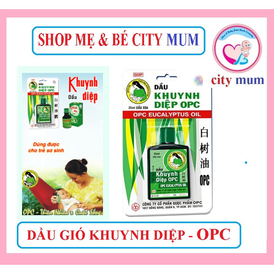 Dầu Khuynh Diệp Dành Cho Mẹ Và Bé,Dầu Khuynh Diệp Opc