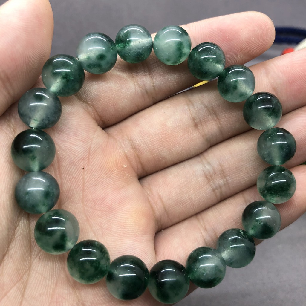 Vòng tay hạt Chalcedony đá xanh đá tự nhiên dành cho nữ Trẻ em