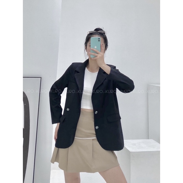 Áo blazer 2 lớp form rộng 3 màu | BigBuy360 - bigbuy360.vn