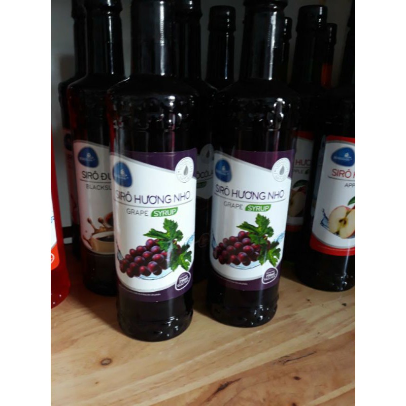 Syrup Benus  - Siro chuyên dùng Pha Trà Sữa, Nước Trái Cây, đá bào loại chai nhựa 750ml