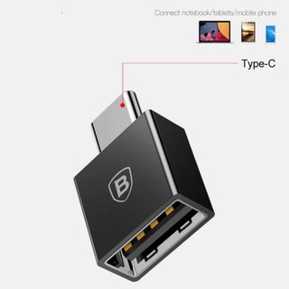 Đầu chuyển OTG USB Type C sang USB Full size (TYPE C Male to USB Female Cable Adapter Converter)