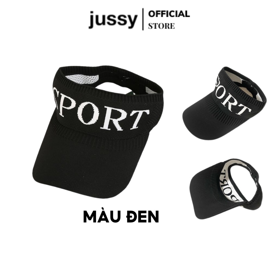 Mũ Lưỡi Trai Thể Thao Nửa Đầu Sport Jussy Official Kiểu Dáng Nón Nửa Đầu Unisex Chất Vải Len Co Dãn Nhiều Màu Hot