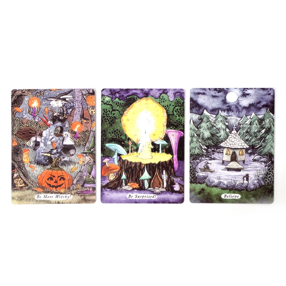 Bộ Bài Secrets Of Wand Wood Oracle 45 Lá Bài Tặng Đá Thanh Tẩy SB68