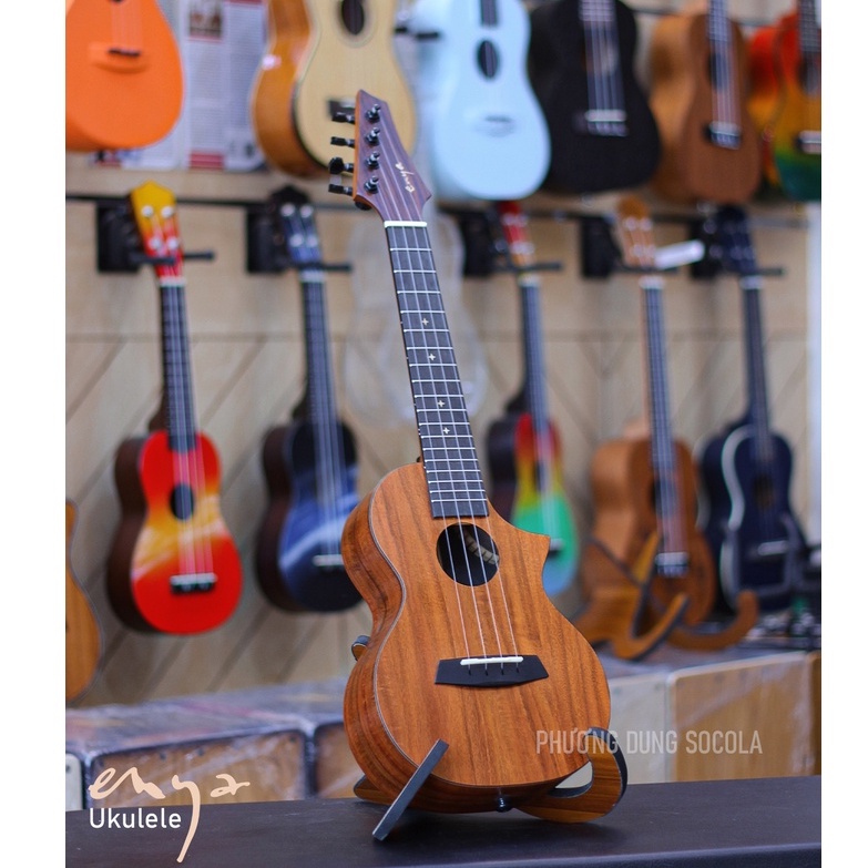 Đàn ukulele ENYA EUC-X1C - Size Concert Dáng Khuyết - Gỗ koa HPL