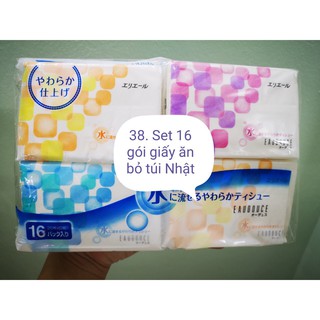 Set 16 khăn giấy bỏ túi Nhật Bản