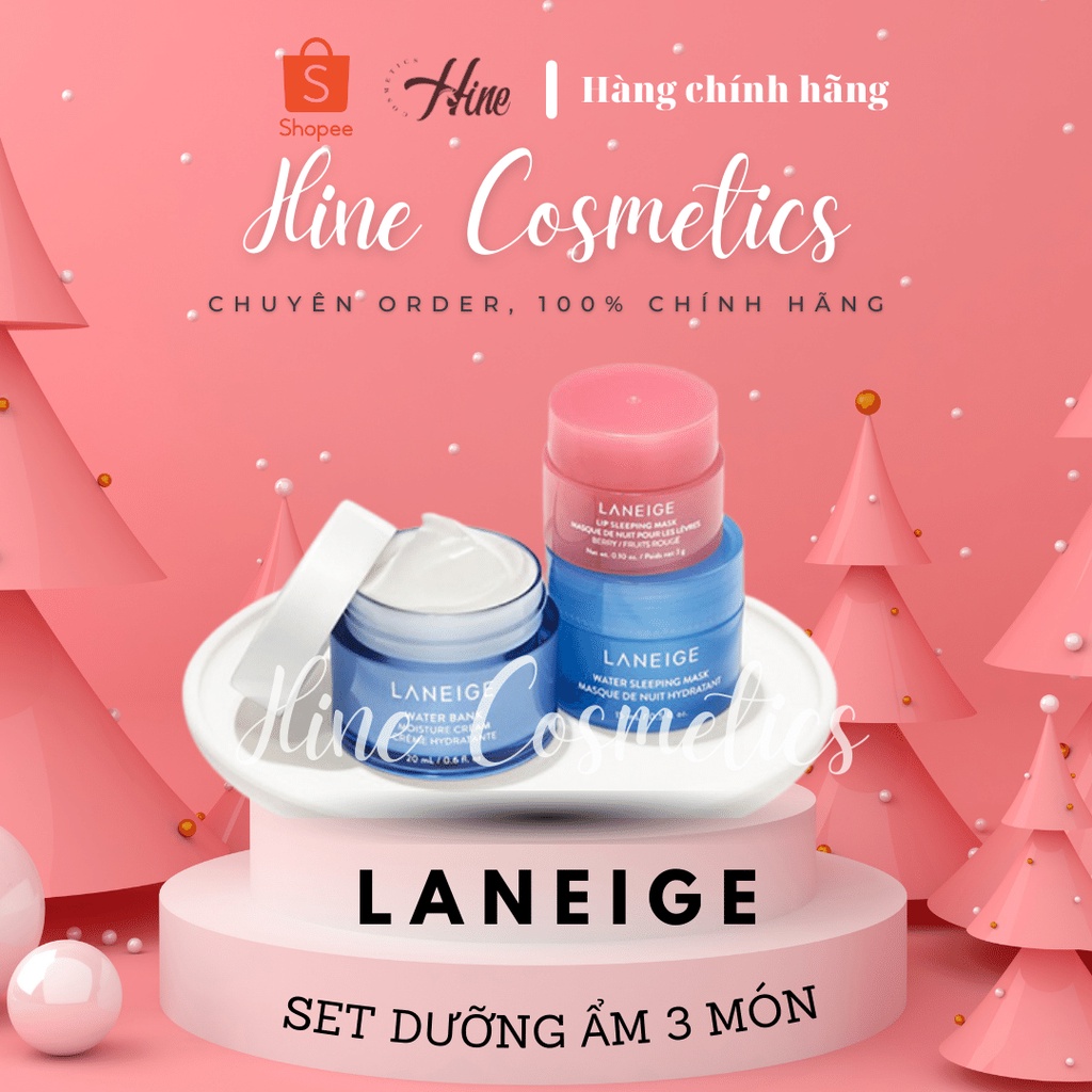 Set dưỡng da Laneige 3 món mini Hine Cosmetics