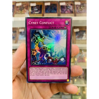 Thẻ Bài YugiOh! Mã FIGA-EN042 - Cynet Conflict - Super Rare - 1st Edition
