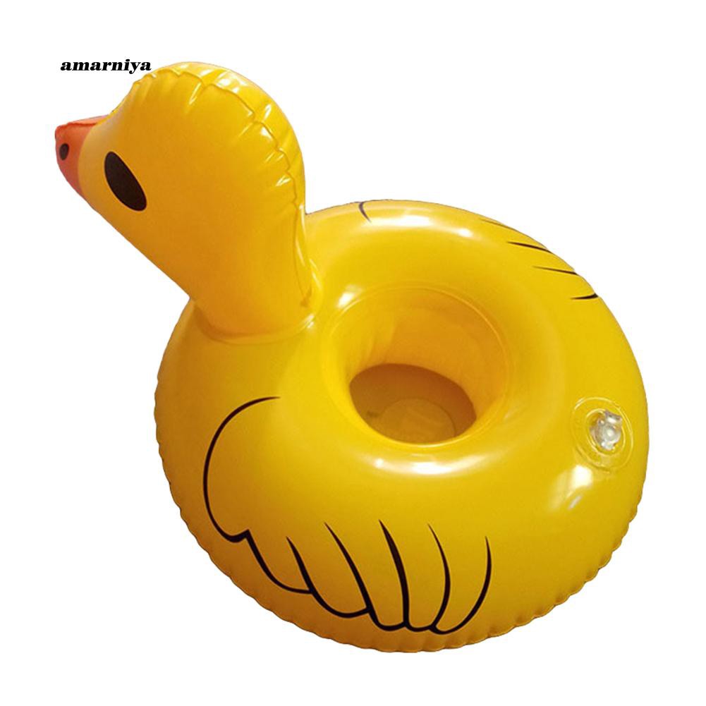 Phao đựng ly uống nước hình vịt con dễ thương