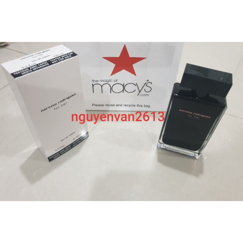 Nước hoa Narciso Hồng Đậm 100ml. AUTH.TEM MACY'S