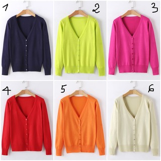 Áo khoác len kiểu Cardigan