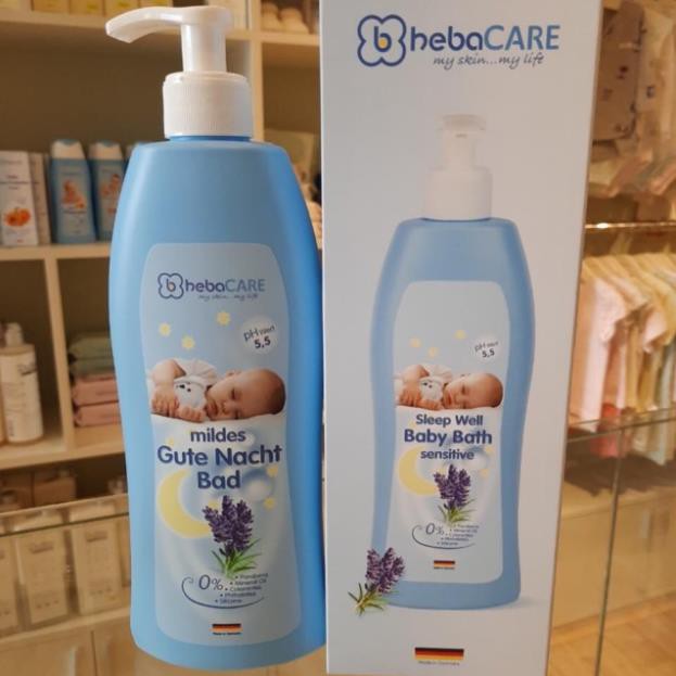 Sữa tắm ngủ ngon Hebacare Sleep Well Sensitive