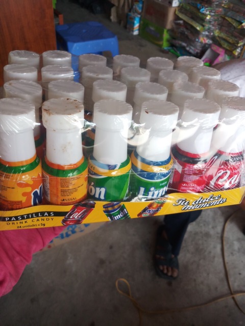 Kẹo xê hình chai cô ca 3 vị (24 chai)